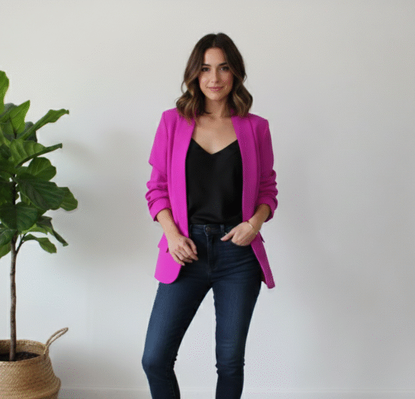 Blazer manga fruncida