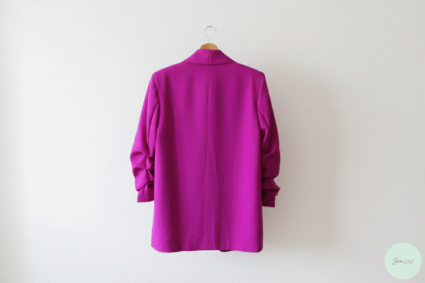 Blazer manga fruncida