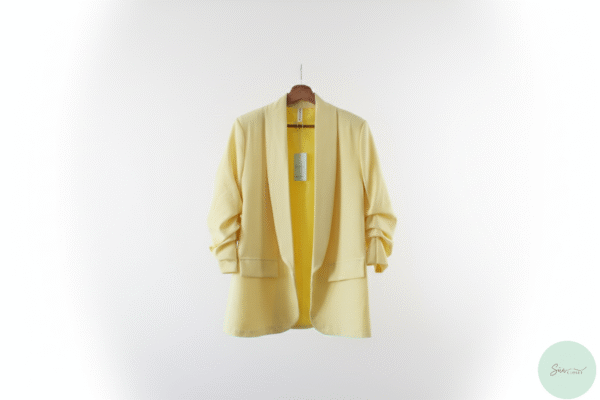 Blazer manga fruncida