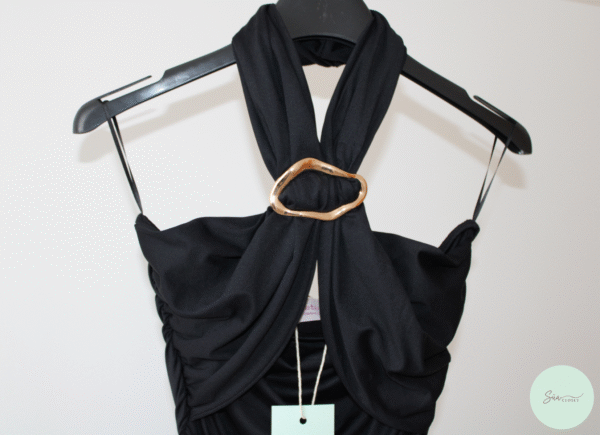 Body Aplique con Escote Cruzado