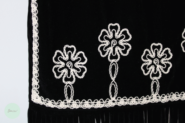 Chaleco de Flecos Bordado