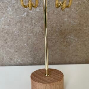 Pendiente argolla triple