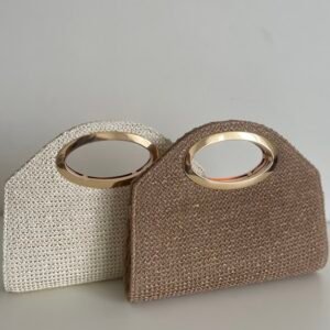 Bolso de mano rafia
