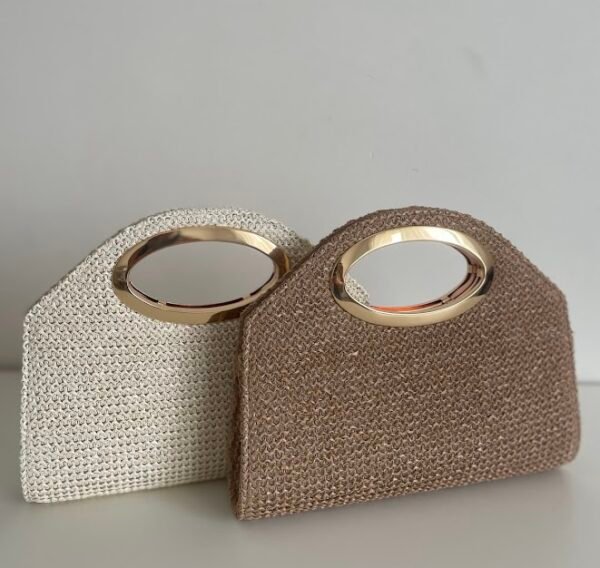 Bolso de mano rafia