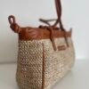 Bolso Coconuda polipiel y rafia