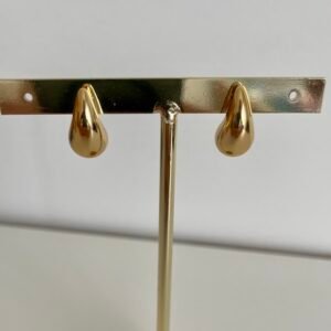 Pendiente Gota dorada