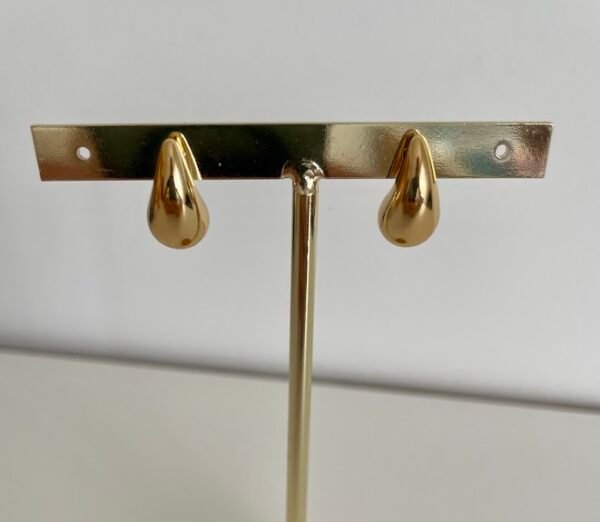 Pendiente Gota dorada