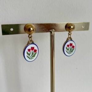 Pendiente tulipanes