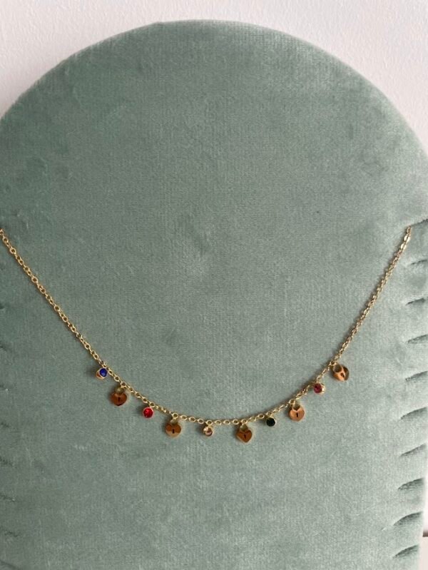 Collar corazón llave
